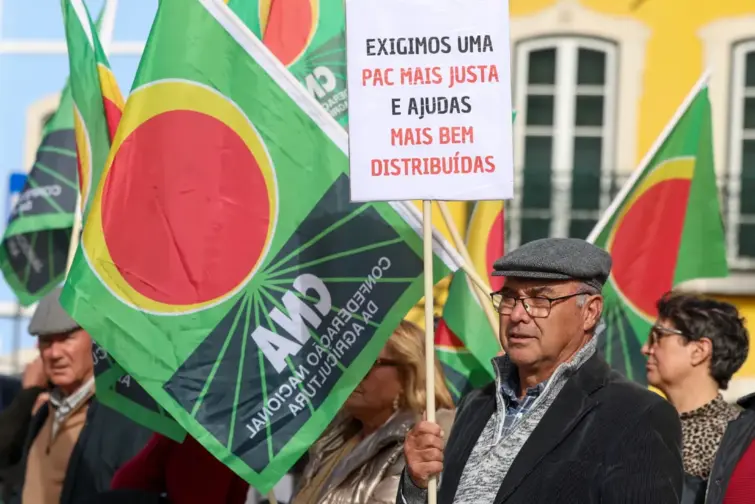 Agricultores em protesto